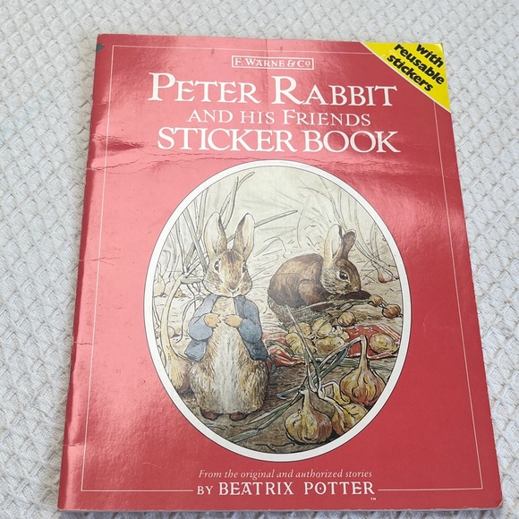 Vintage Colouring Book Featuring Peter Rabbit - Picture 7 of 9
